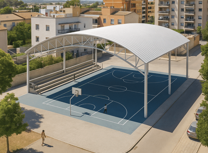 pista deportiva La Collada Vilanova Garraf proyecto