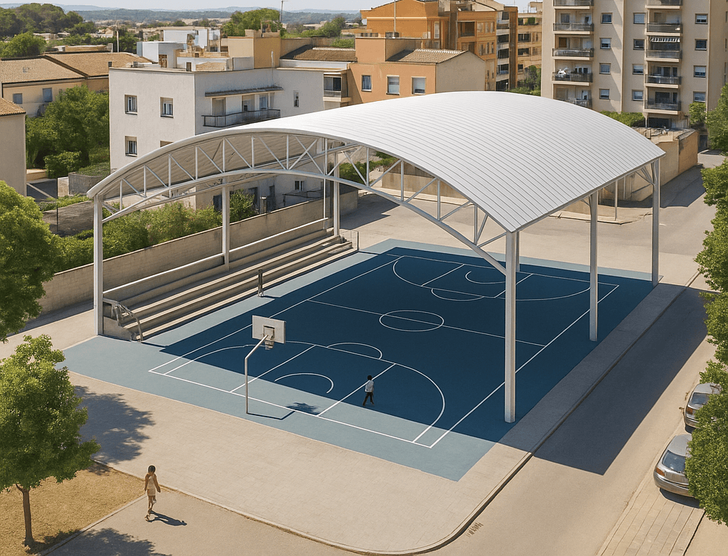 pista deportiva La Collada Vilanova Garraf proyecto