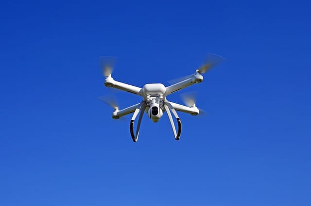 Drone municipal de Vilanova en operaciones de vigilancia
